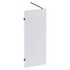 Душевая перегородка Am.Pm X-Joy W94UWI-80-F1-BTE профиль черный, стекло прозрачное, 80x195