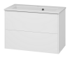 Тумба с раковиной Brevita Той УТ000025660 белая, 70 см