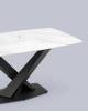 Стол Stool Group Belle F-1450 160 top baiyushi DUAL белый мрамор 160x90x76 фото 3