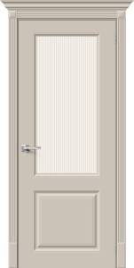 Межкомнатная дверь Bravo Скинни-13 полотно Creamy, стекло Magic Moru 700x2000