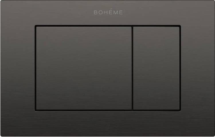 Кнопка смыва Boheme 650/2-GM Графит матовый