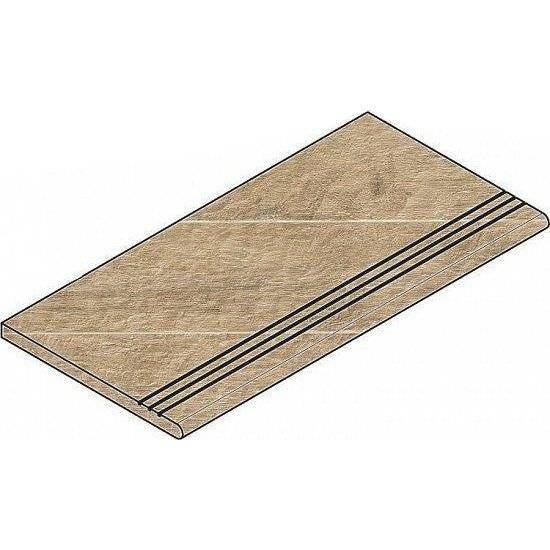 Ступень Italon Нэчрэл Лайф Вуд X2 620040000032 Олив Закругленная Правая Грип 30x60