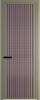 Межкомнатная дверь Profil Doors 3 AGP цвет профиля Шампань, стекло безопасное 6 мм мору фиолетовое 600x2000