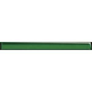 Бордюр Cersanit Universal Glass UG1H021 стеклянный зеленый 4x45