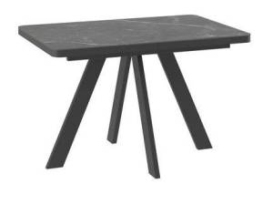 Стол Дик DikLine AKD120 00-00073550 stone black st cer/черный 120x80