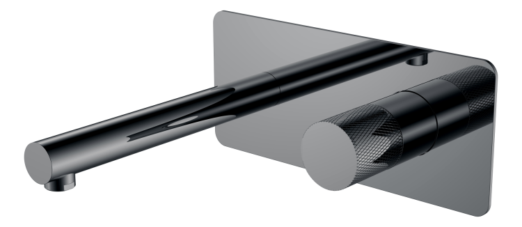 Смеситель для раковины Boheme Stick 125-SGM.2 Shine Gun Meta с ручкой Touch