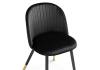 Стул Woodville Gabi 15381 black / black / gold фото 5