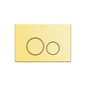 Кнопка смыва Boheme 649-G нержавеющая сталь Gold Geberit