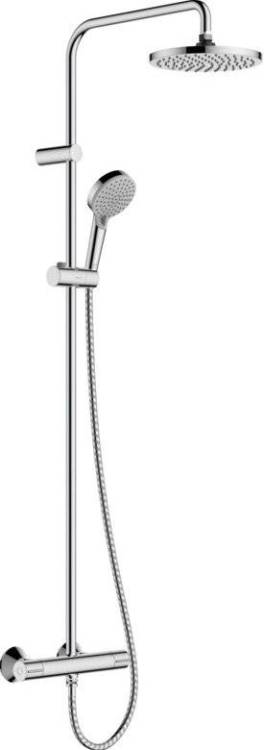 Душевая стойка Hansgrohe Vernis Blend Showerpipe 200 1jet EcoSmart 26089000 хром