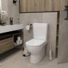 Унитаз-компакт Teymi Aina T40205 безободковый, с сиденьем микролифт, белый фото 3