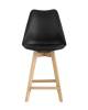 Набор из 4 полубарных стульев Stool Group Frankfurt Y815A-65CM black X4 черный фото 3
