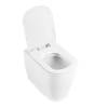 Унитаз приставной BelBagno Prado BB10150CB/BB10150SC безободковый, сиденье микролфит фото 2
