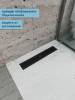 Душевой трап Watersense Eva W00434 черный, 10x60 фото 2