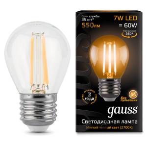 Лампа светодиодная Gauss Filament 105802107_GAUSS