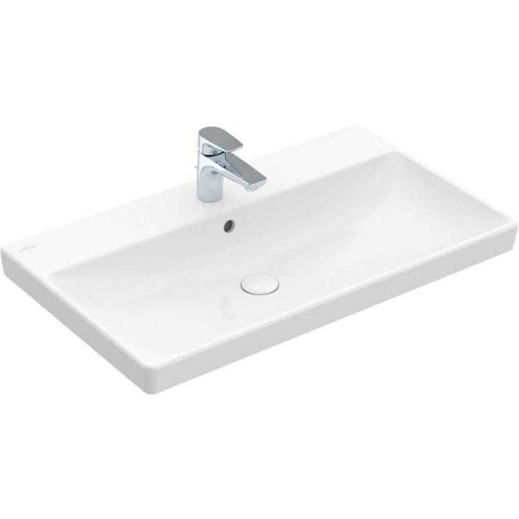 Раковина Villeroy&Boch Avento 41568001 80 см, альпийский белый