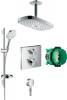 Душевой комплект Hansgrohe Raindance Select E 300 (2 jet) 27384400+26630400+27506000+15714000