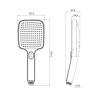 Душевая лейка Iddis Esper ESP3FBSi18 черный матовый фото 5