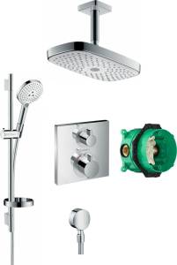 Душевой комплект Hansgrohe Raindance Select E 300 (2 jet) 27384400+26630400+27506000+15714000