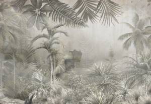 3D Фотообои Artegrafico «Листва на фоне гранж» SVN-006 акварель