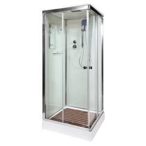 Душевая кабина AvaCan K408SEL с электрикой, 80x80x220
