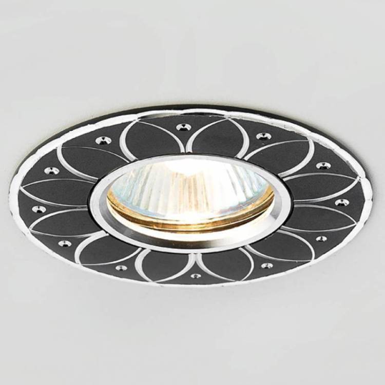 Встраиваемый светильник Ambrella light Classic A805 BK/AL