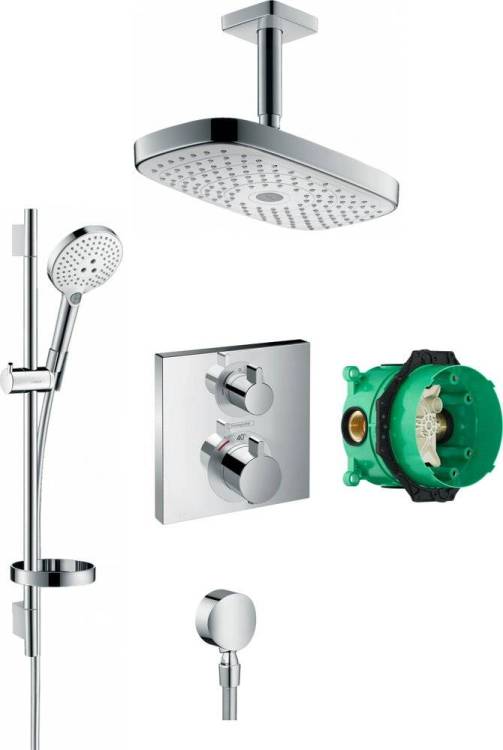 Душевой комплект Hansgrohe Raindance Select E 300 (2 jet) 27384400+26630400+27506000+15714000