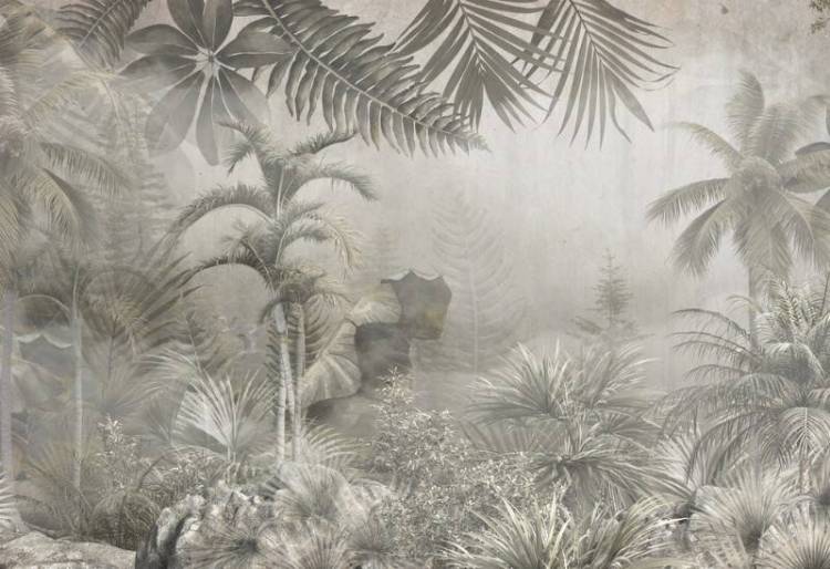 3D Фотообои Artegrafico «Листва на фоне гранж» SVN-006 акварель