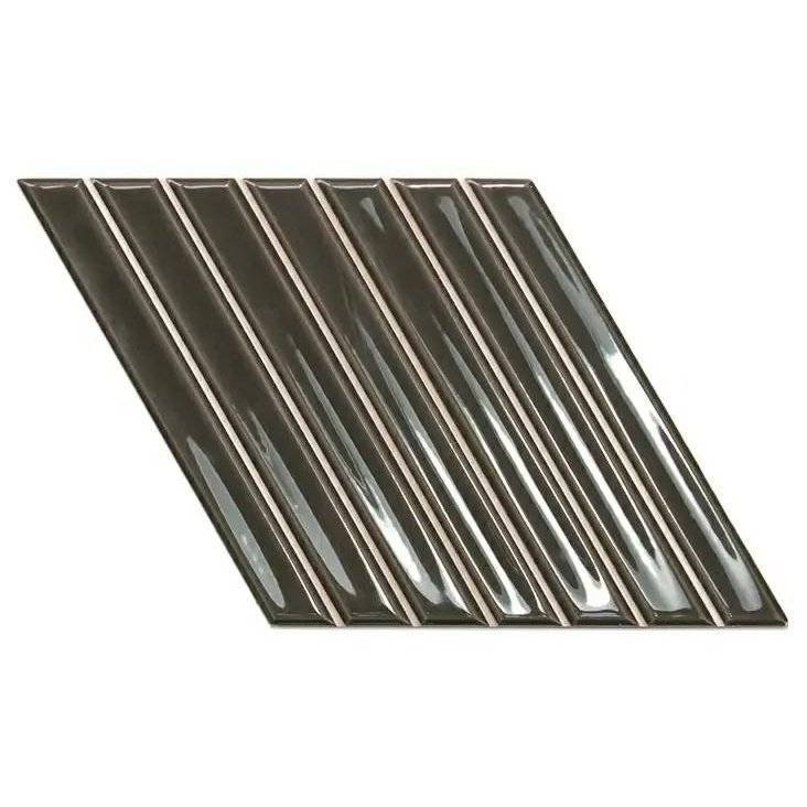 Керамическая плитка WOW Spike Bars 135017 A Ebony Gloss 15x25.9