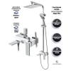 Душевая стойка Grocenberg GB7008WC белый, хром фото 4