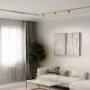 Трековый линейный светодиодный светильник Elektrostandard Brass Line 85527/01 24W 3000K латунь фото 6