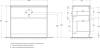 Тумба с раковиной Belbagno Kraft KRAFT-1000-2C-PIA-RT 100x46x83 Rovere Tabacco напольная с фрезерованными ручками по всей длине фасада с двумя выкатными ящиками фото 3