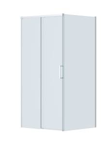 Душевой уголок Cezares PLANE-AH-1-100/80-C-CR профиль хром, стекло прозрачное, 100x80x195