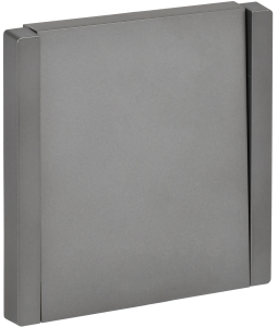 Выключатель 1-клавишный проходной IEK Forte&Piano FP-V12-0-10-1-K46 сталь