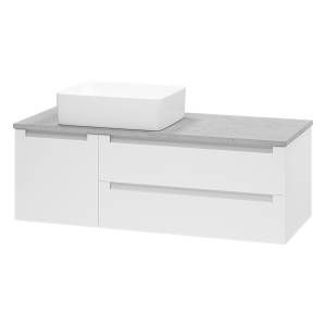 Тумба с раковиной Brevita Карго УТ000024163 белая, 120 см