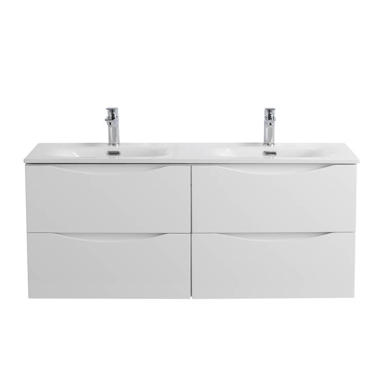Тумба под раковину BelBagno MARINO-CER-N-1200-4C-SO-BL-P подвесная, Bianco Lucido, 120.2x46.2