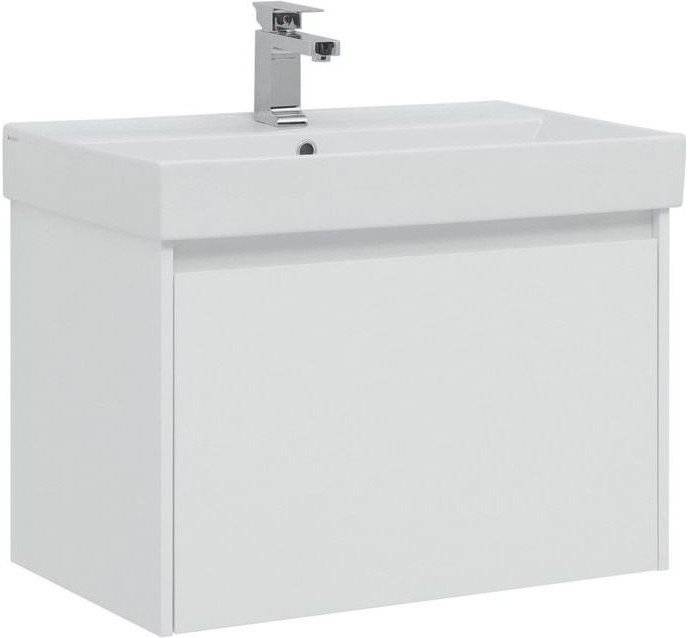 Тумба с раковиной Aquanet Nova Lite 75 1 ящик