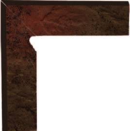 Плинтус Paradyz Semir Brown Cokol Ciety левый (B+A) 30x8.1