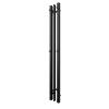 Полотенцесушитель электрический Point Фрея PN20712B П2 100x1200, черный фото 2