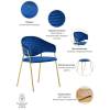 Стул Bradex Home Avatar FR 0159, синий фото 6
