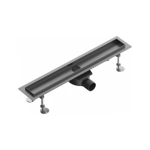 Душевой трап Wonzon & Woghand WW-651600T-BGM 60 см, темный графит