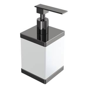 Дозатор Boheme Qubic 10969-SGM Shine Gun Metal