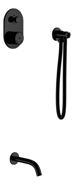 Душевой комплект Boheme Tech 154-B Black