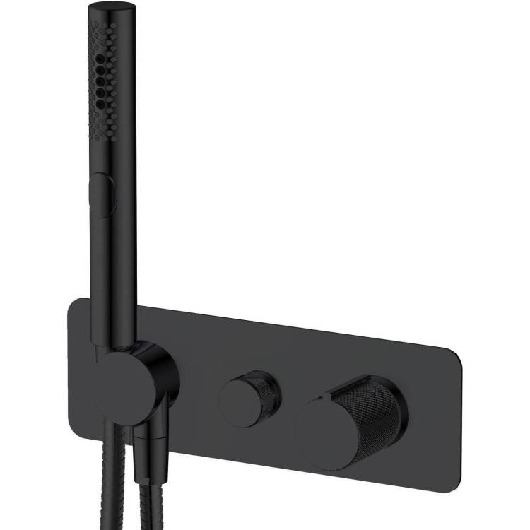 Смеситель для душа Allen Brau Liberty 5.33009-31 встраиваемый, черный матовый