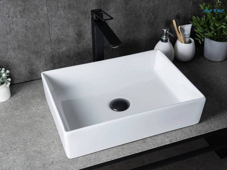 Раковина Gid Geométrico N1204 51225 белая, 45x32x11