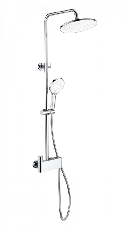 Душевая стойка Wonzon & Woghand WW-B3110-CR с термостатом, хром