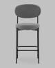 Стул полубарный Stool Group Бриф DD AV 477-C83-9005 (PP) серый, велюр фото 3