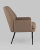 Кресло Stool Group Харви QH-8312K XC309-16 brown капучино, экокожа фото 3