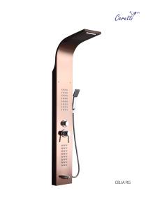 Душевая панель Cerutti Spa Celia RG CT10406 розовое золото