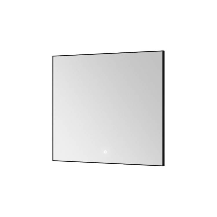 Зеркало Armadi Art 543-080-B с подсветкой, сенсором и антизапотеванием, 80x70 см, Black