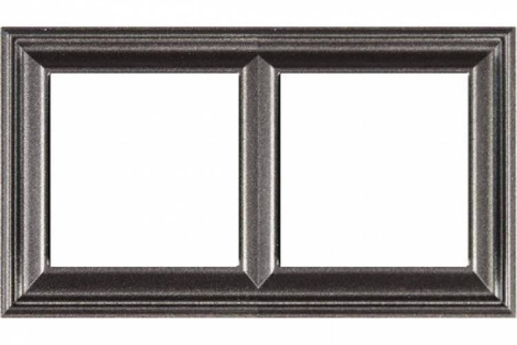 Рамка 2-постовая Jung EcoProfi Deco EPD482AN Антрацит
